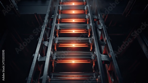 Ladder close-up, Hyper Real