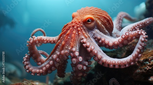Octopus close-up  Hyper Real