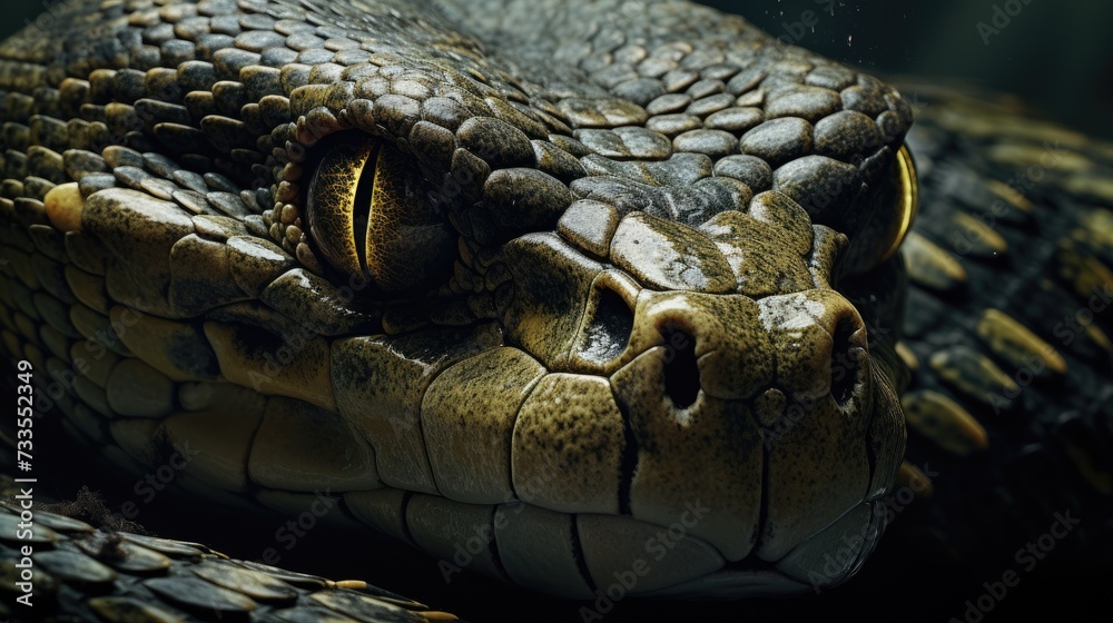 Anaconda close-up, Hyper Real Anaconda close-up, Hyper Real
