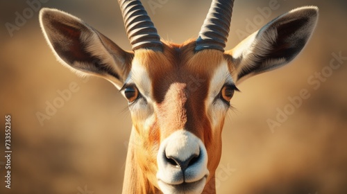 Antelope close-up, Hyper Real