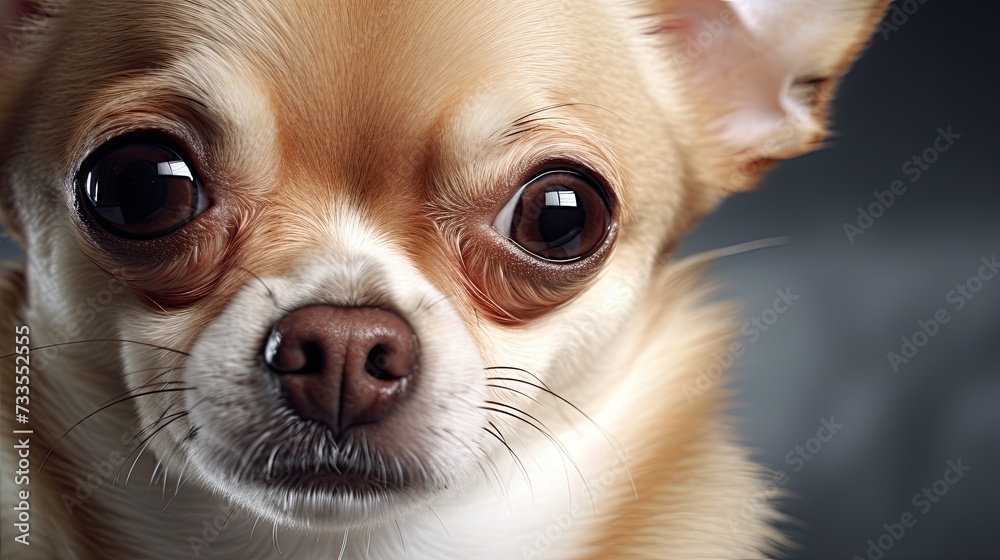 Chihuahua close-up, Hyper Real