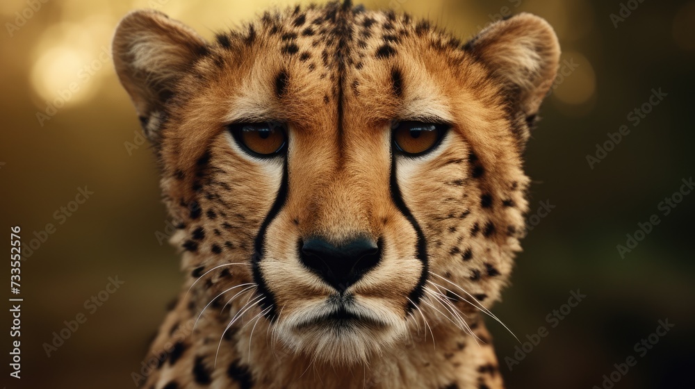 Cheetah close-up, Hyper Real Cheetah close-up, Hyper Real