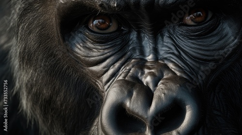 Gorilla close-up, Hyper Real © Gefo