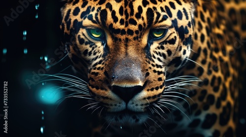 Jaguar close-up  Hyper Real