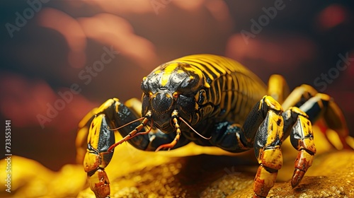Scorpion close-up, Hyper Real