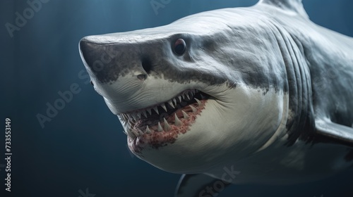 Shark close-up  Hyper Real