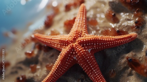 Starfish close-up  Hyper Real