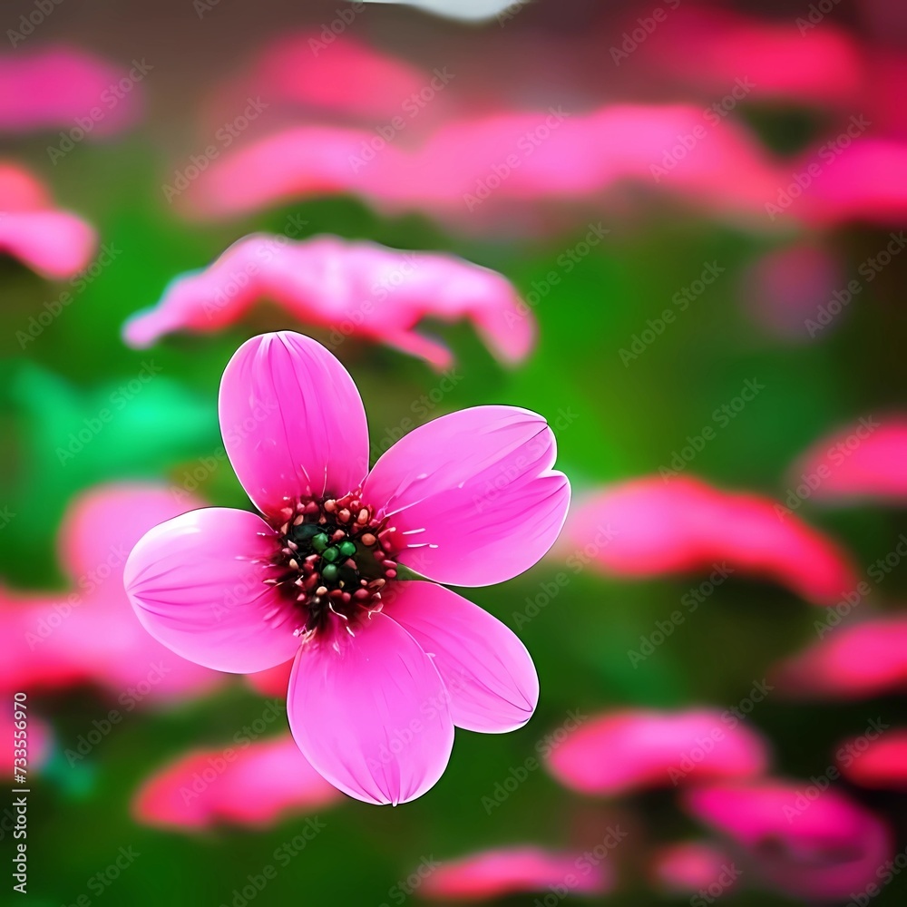 Fototapeta premium pink cosmos flowers