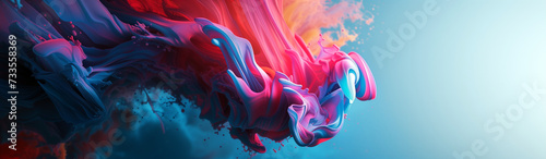 Colorful Liquid Website Banner