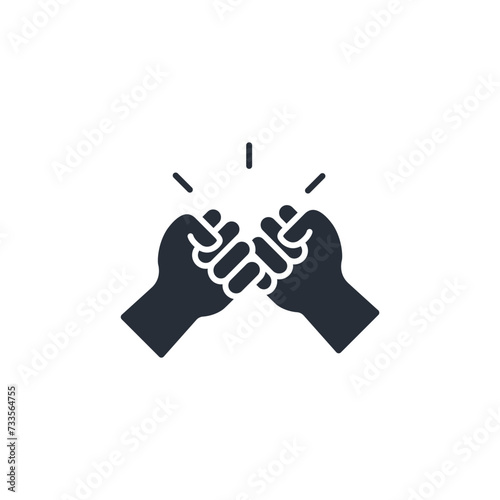 democracy icon. vector.Editable stroke.linear style sign for use web design,logo.Symbol illustration.