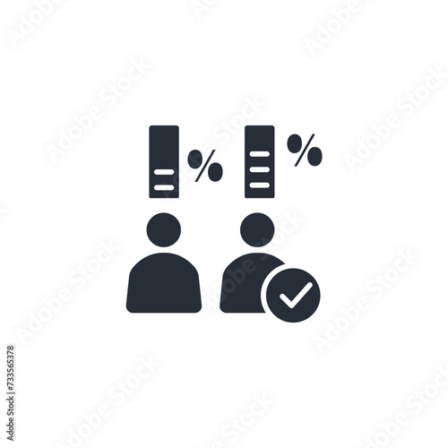 results icon. vector.Editable stroke.linear style sign for use web design,logo.Symbol illustration.