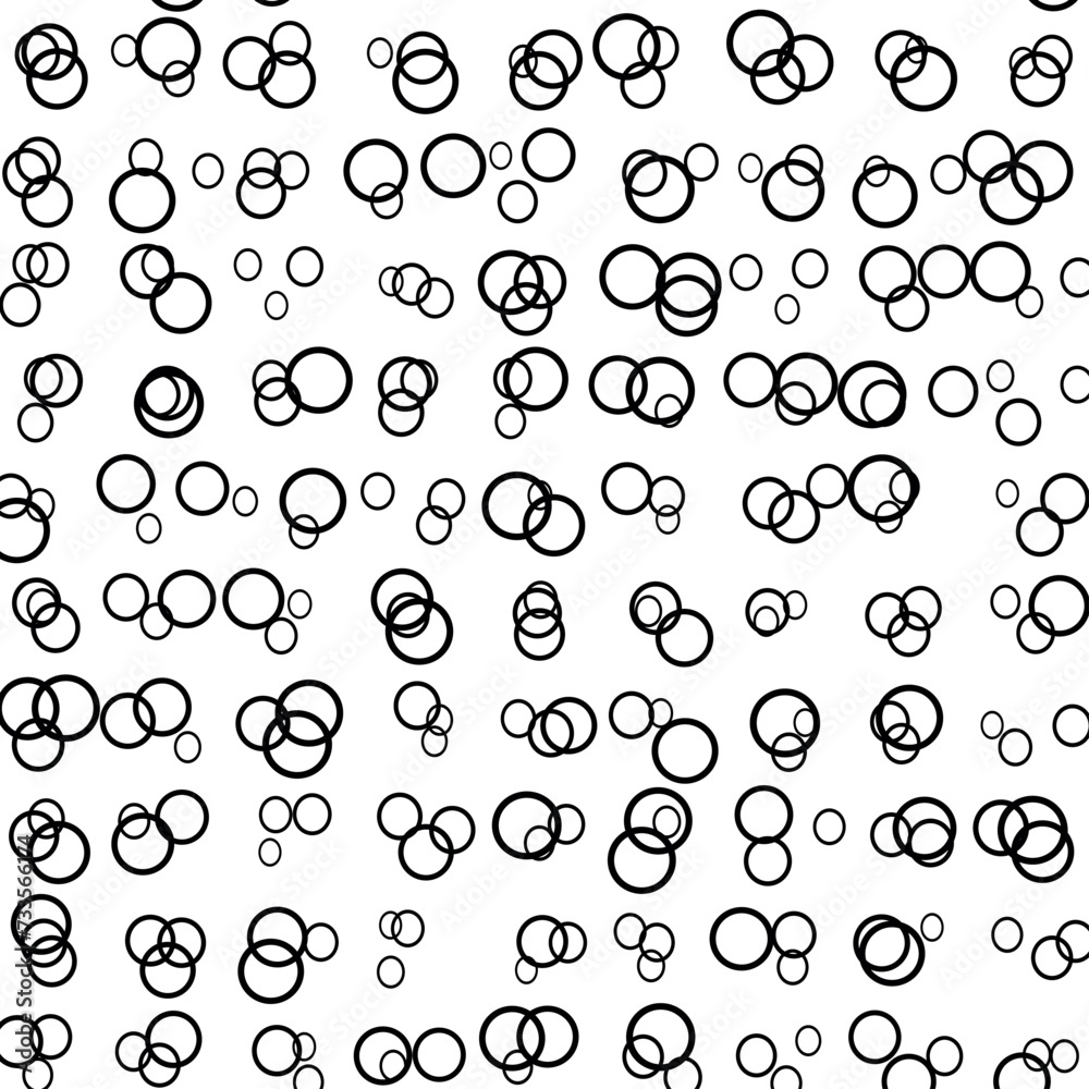 Abstract Fractal Geometry Monochrome Seamless Patterns and Vector Abstract Fractal Geometry Monochrome Seamless Patterns and Vector