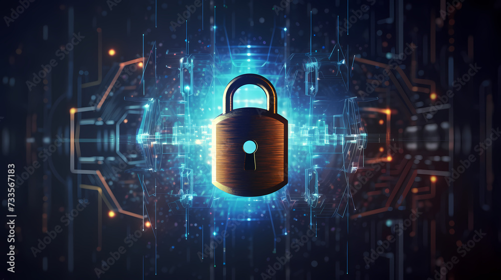 Cyber security background, data security protection concept Cyber security background, data security protection concept