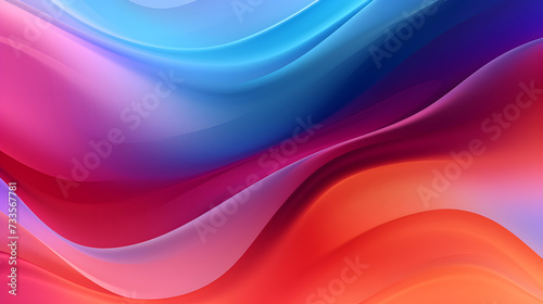 Abstract gradient waving seamless background