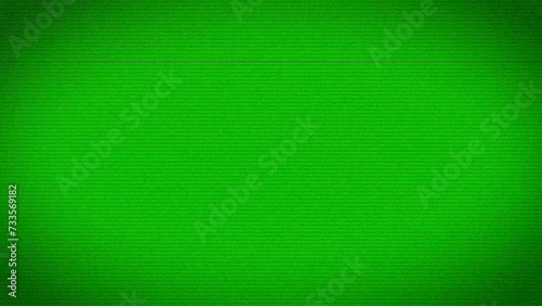 4K noise animation of analog TV (green screen for chroma key composition) / 10 sec
