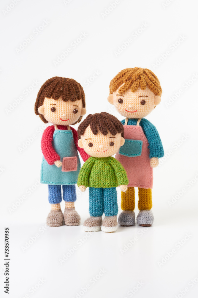 あみぐるみ人形　保育、幼稚園イメージ