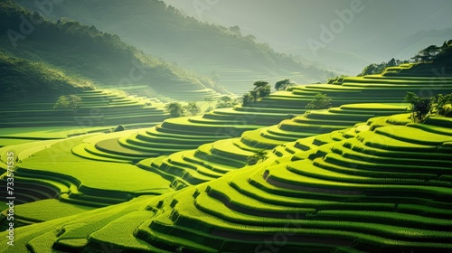paddy rice farm