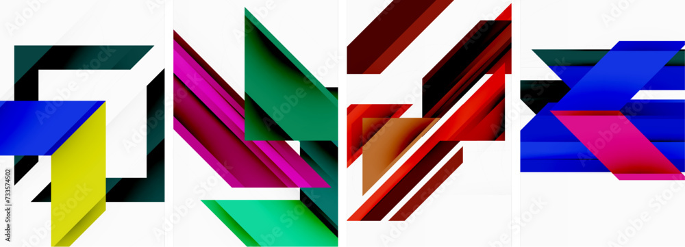 Triangle wallpaper or poster background design Triangle wallpaper or poster background design
