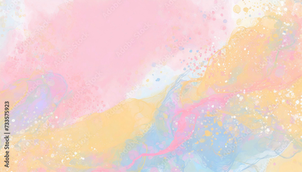 pastel tone hand drawn abstract watercolor painting wallpaper, 16:9 widescreen background