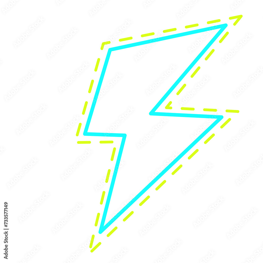 Bubble element cute comic pop-art retro 80s-90s style.