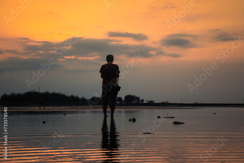 silhouette of a person