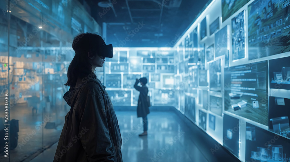 Virtual Reality Experience in Modern Gallery Virtual Reality Experience in Modern Gallery