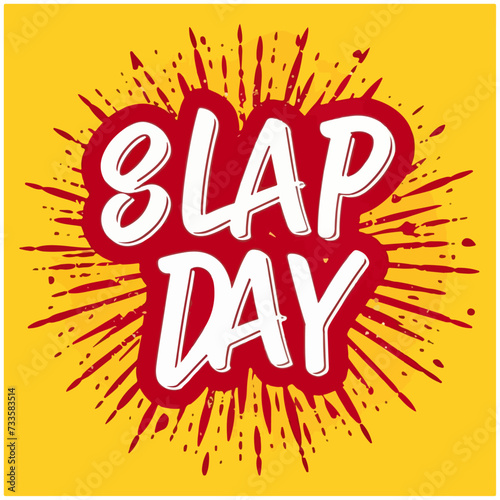 slap day typography , slap day lettering , slap day inscription , slap day calligraphy , slap day