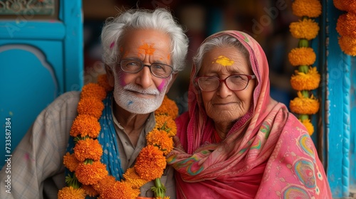 Man and Woman Posed for a Picture