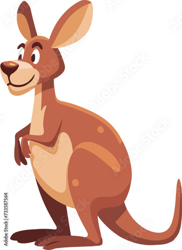 kangaroo cartoon character illustration