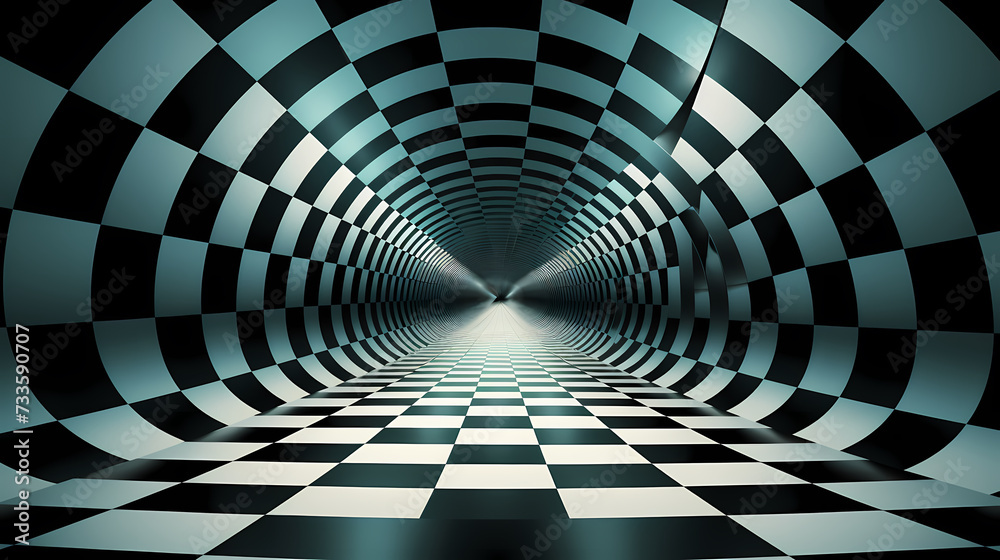 Optical illusion, optical art abstract background Optical illusion, optical art abstract background