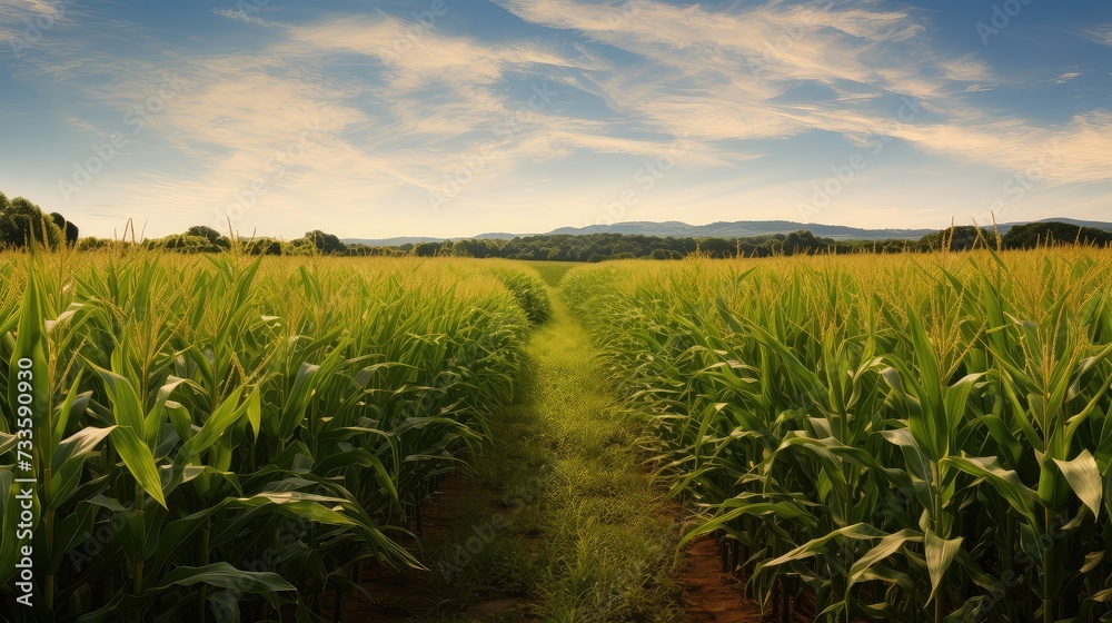 harvest farm field corn