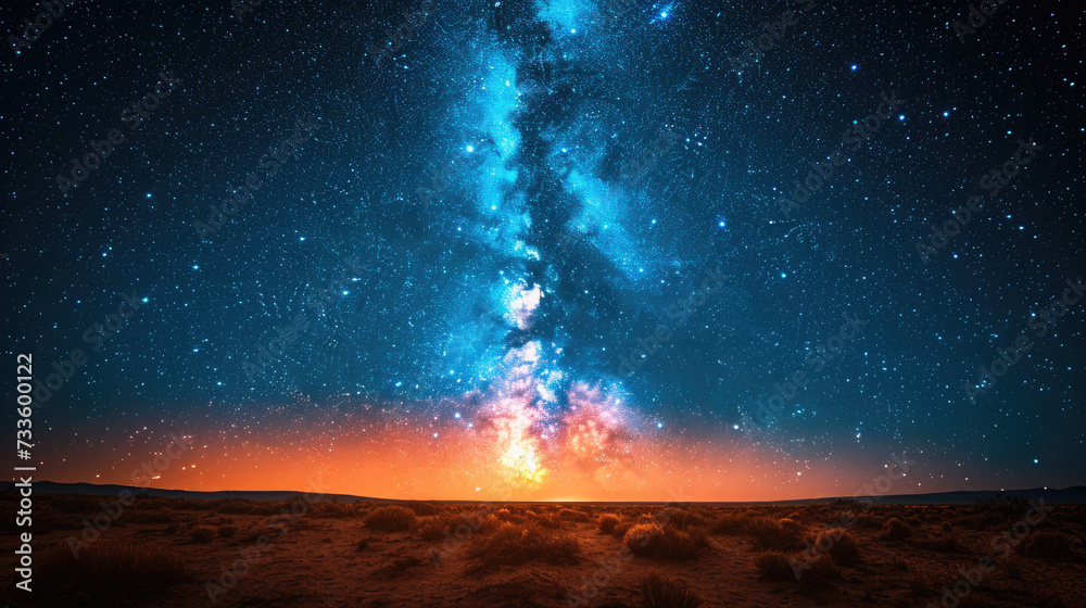 Infinite Star-Studded Desert Sky