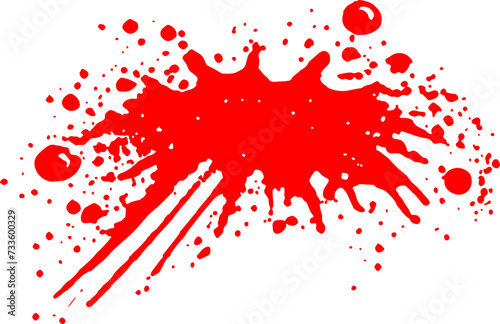 blood splatter graphic vector art