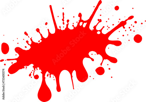 blood splatter graphic vector art