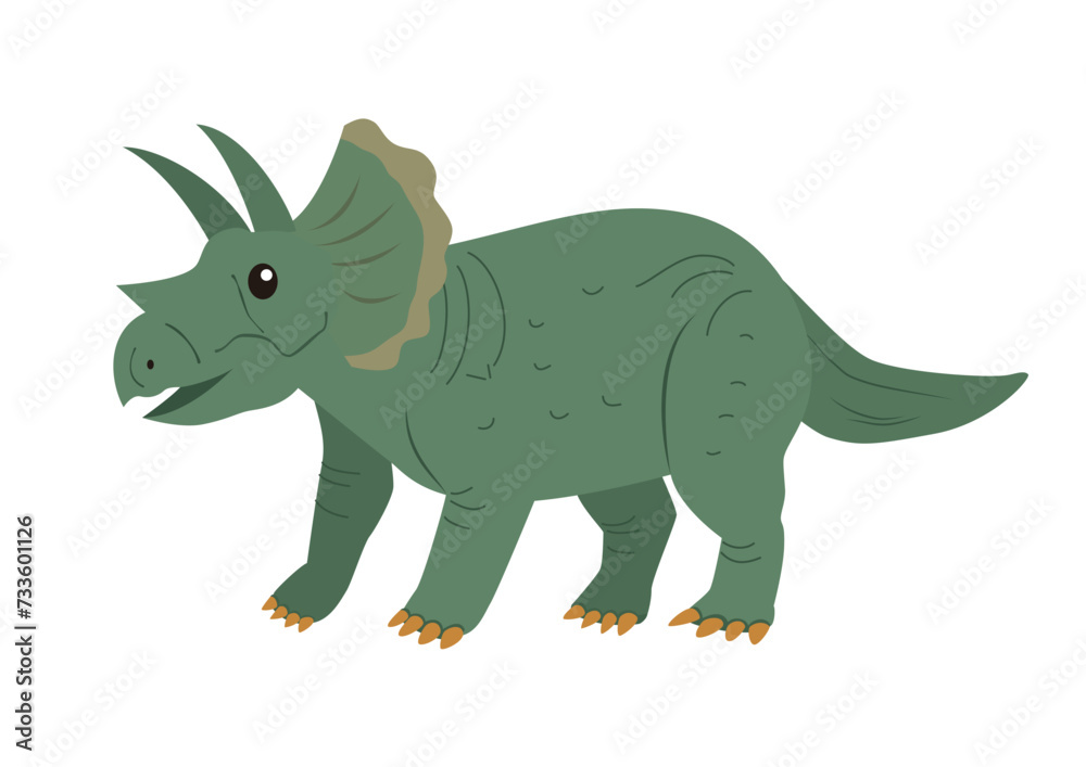 Fototapeta premium トリケラトプス