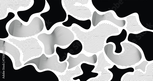 Fluid silhouette organic shapes abstract design, drop of liquid, paint for liquid shapes in geometric style, simple rounded, smooth