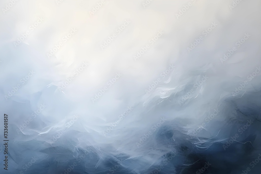 Ethereal abstract art captures essence of misty morning, blending soft greys and blues with delicate, wispy forms. Ethereal abstract art captures essence of misty morning, blending soft greys and blues with delicate, wispy forms.