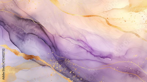 A beautiful background reminiscent of watercolor stains, resembling purple marble.