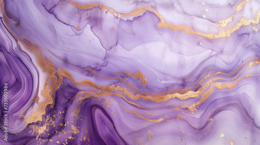 A beautiful background reminiscent of watercolor stains, resembling purple marble.