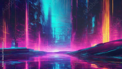 background with clouds, vhs neon distorted cyberpunk glitch wallpaper background
