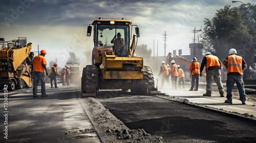 Obraz na płótnie highway building roads