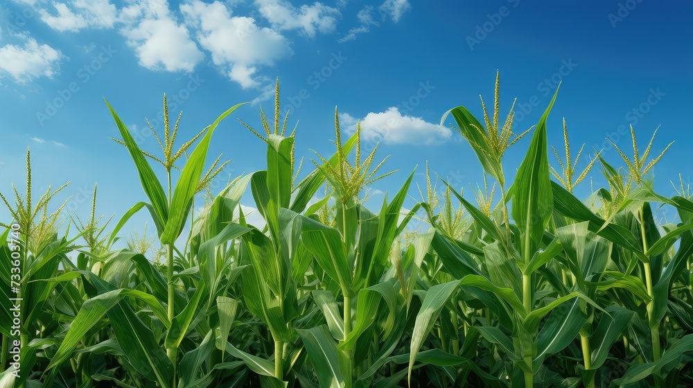 field corn stalk field corn stalk