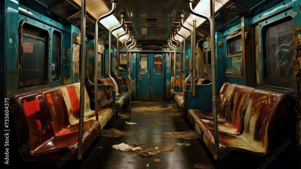 train subway interior