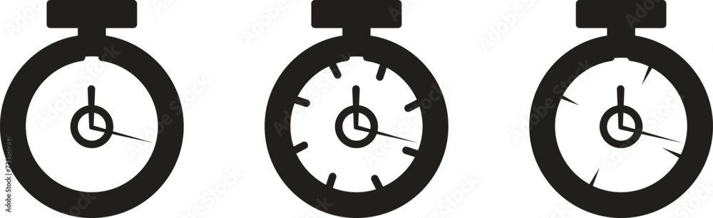 Stopwatch Icon set vector. Abstract Stopwatch Icon design, clock symbol, time machine icon isolated on white background. Vector illustration of Stopwatch Icon. Stopwatch Stopwatch Icon set vector. Abstract Stopwatch Icon design, clock symbol, time machine icon isolated on white background. Vector illustration of Stopwatch Icon. Stopwatch