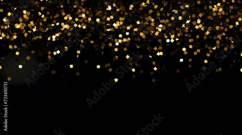 Confetti falling on festive background, confetti background