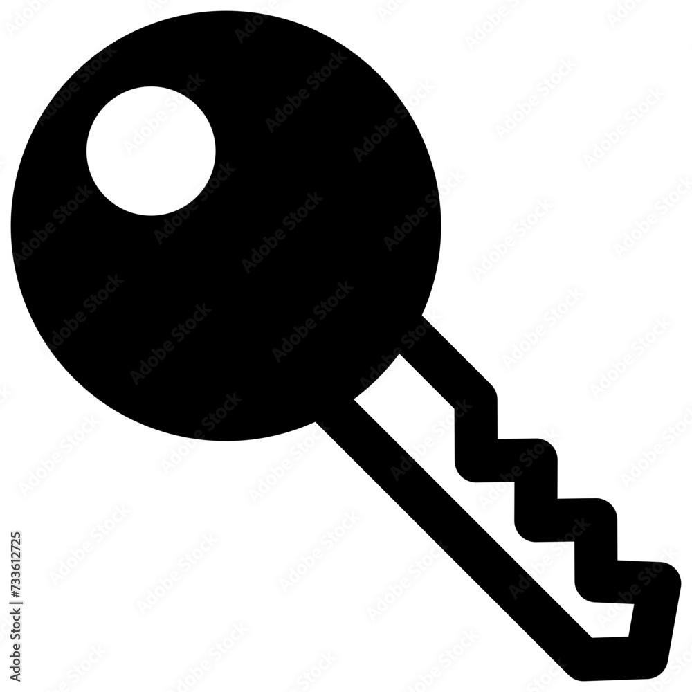 Keys vector glyph icon