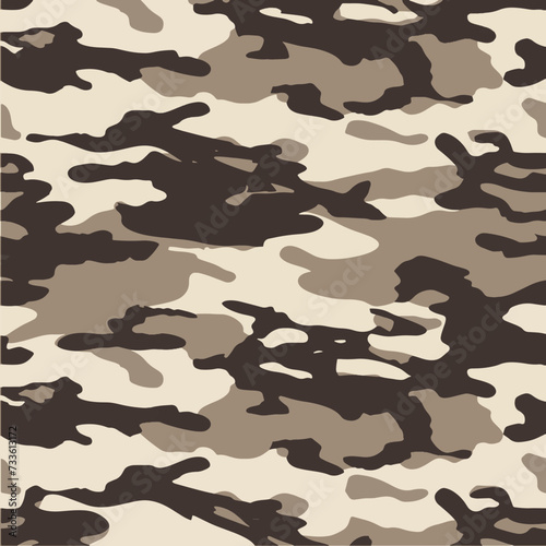 Camouflage pattern. Seamless background. Vector illustration.