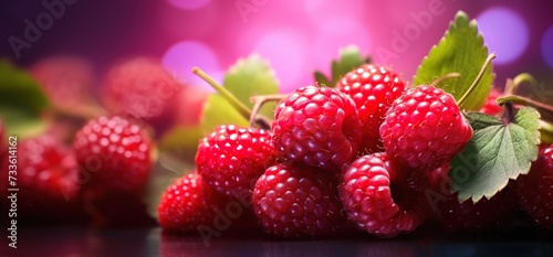 Red Raspberry Fruit Background