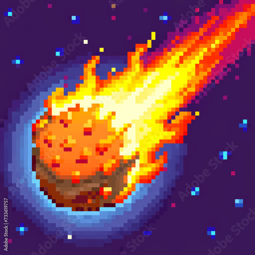 8bit pixel Meteor
