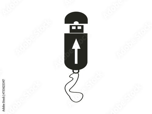 USB flash drive offering portable data storage and transfer, featuring a compact and durable design for easy transportation of files, photos, and media between devices.